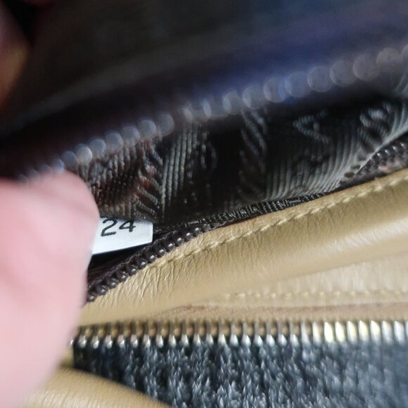 Authentic Womens Prada Enamel Brown Leather Designer Satchel Shoulder Ha… - Picture 13 of 16